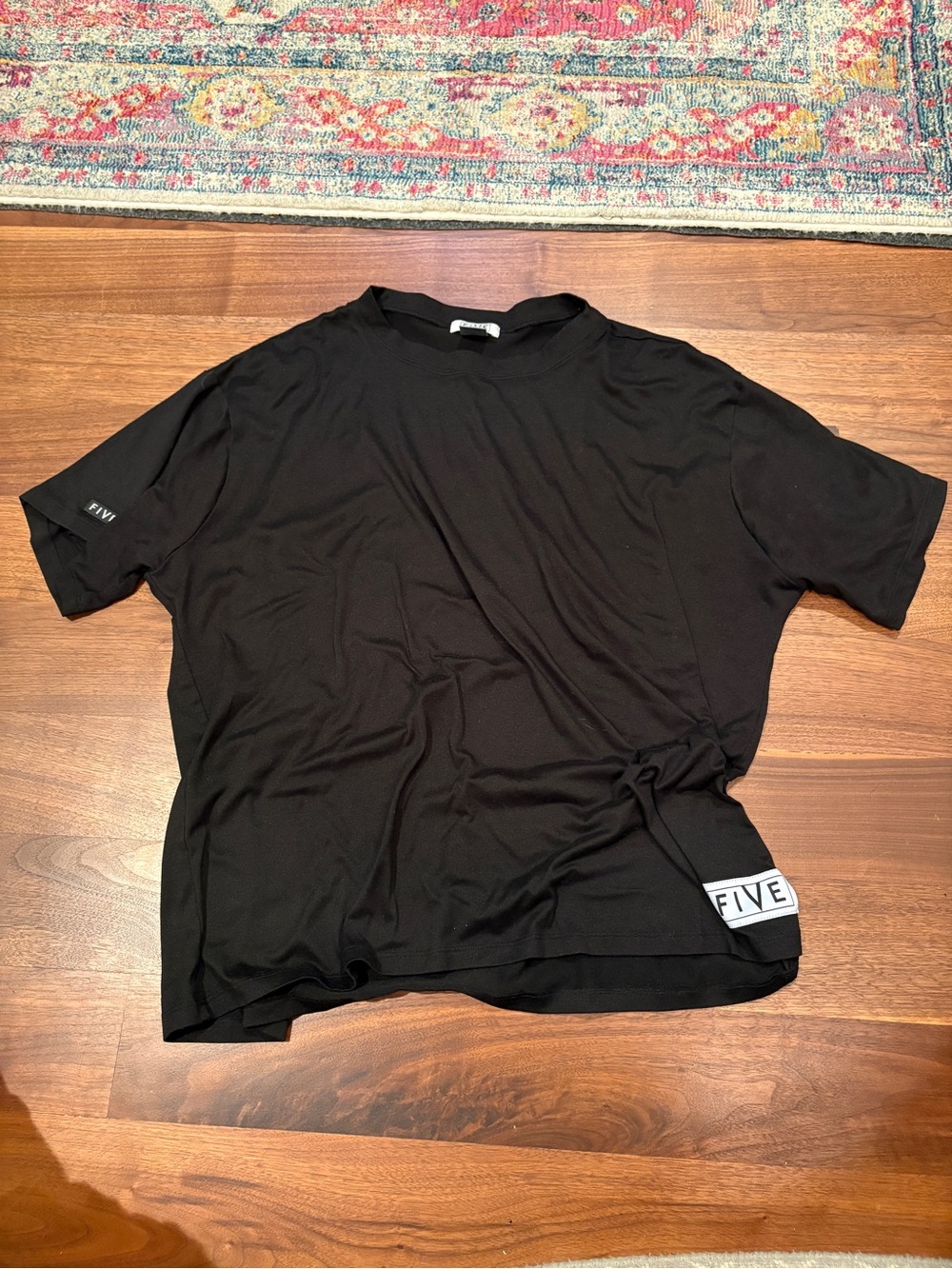 Five Dancewear Women’s Black Crew Neck T-Shirt
